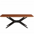 Bamax Rodney Dining Table in Copper & Charcoal