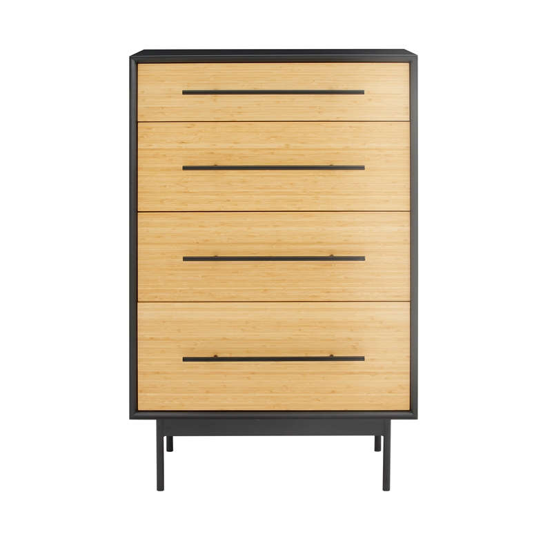 Bamax Spencer 4 Drawer High Chest in Sand