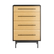 Bamax Spencer 4 Drawer High Chest in Sand