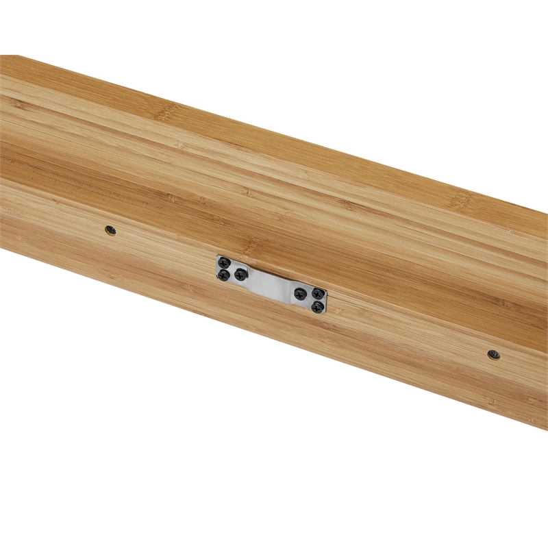 Bamax Ria Queen Platform Bed in Caramelized