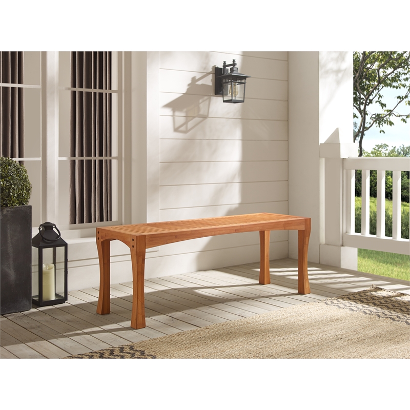 Bamax Newport Outdoor Bench in Natural