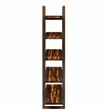 Bamax Kendall Shelf in Coffee with Cinnamon Bengal Stripe Inlay