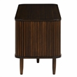 Bamax Carson Console Table / Retractable Door Sideboard in Coffee