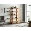 Bamax Kendall Shelf in Golden with Cinnamon Bengal Stripe Inlay