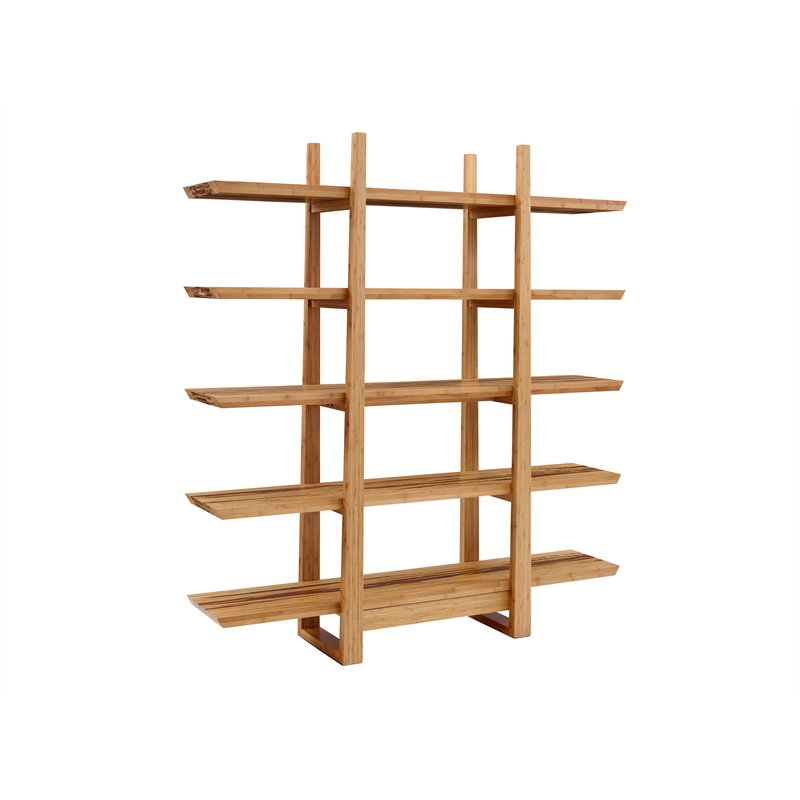 Bamax Kendall Shelf in Golden with Cinnamon Bengal Stripe Inlay