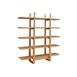 Bamax Kendall Shelf in Golden with Cinnamon Bengal Stripe Inlay