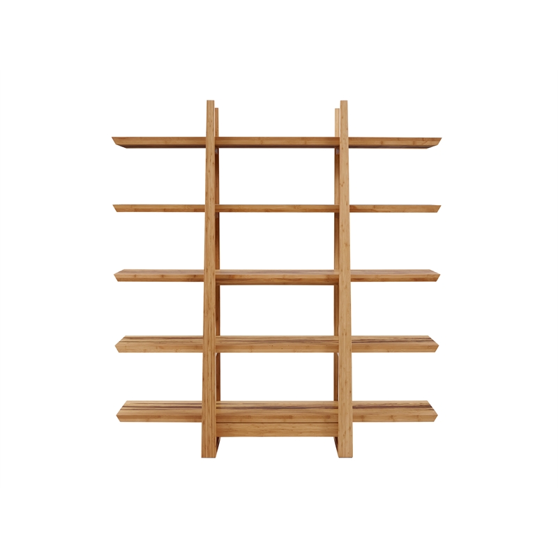 Bamax Kendall Shelf in Golden with Cinnamon Bengal Stripe Inlay