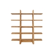 Bamax Kendall Shelf in Golden with Cinnamon Bengal Stripe Inlay