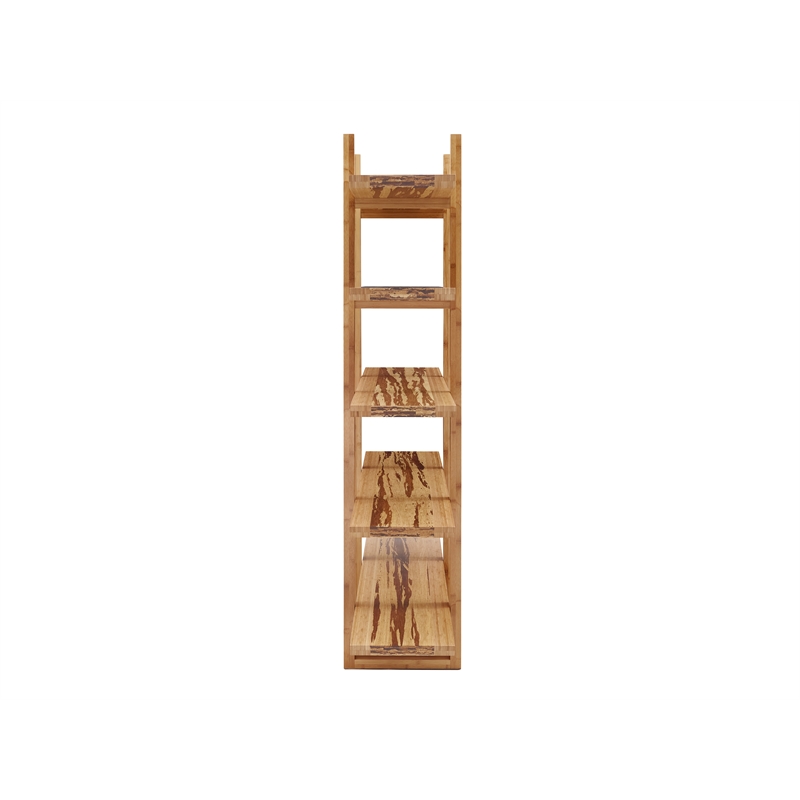 Bamax Kendall Shelf in Golden with Cinnamon Bengal Stripe Inlay
