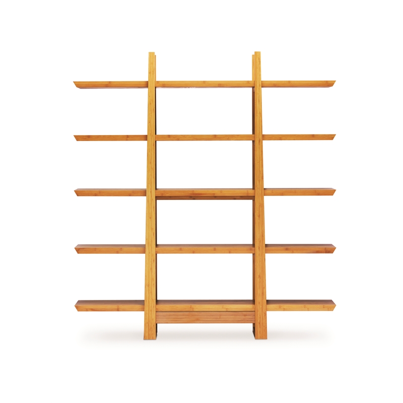 Bamax Kendall Shelf in Golden with Cinnamon Bengal Stripe Inlay