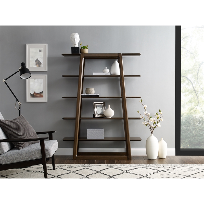 Bamax Dylan Bookshelf in Coffee