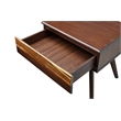 Bamax Sarah Nightstand in Burgundy