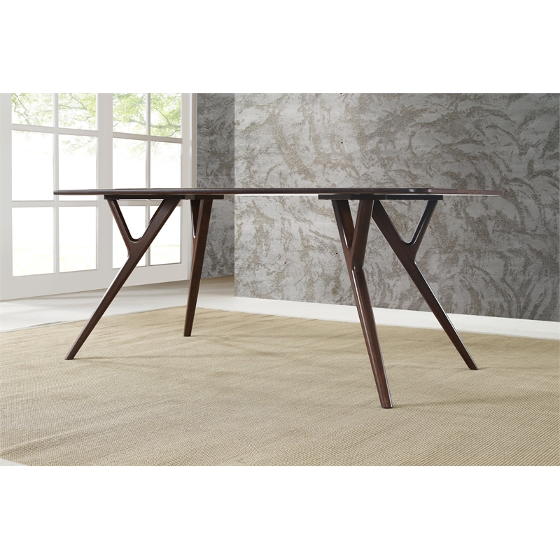 Bamax Sarah Dining Table in Burgundy
