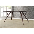 Bamax Sarah Dining Table in Burgundy
