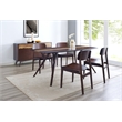 Bamax Sarah Dining Table in Burgundy