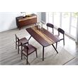 Bamax Sarah Dining Table in Burgundy