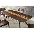 Bamax Sarah Dining Table in Burgundy