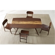 Bamax Sarah Dining Table in Burgundy