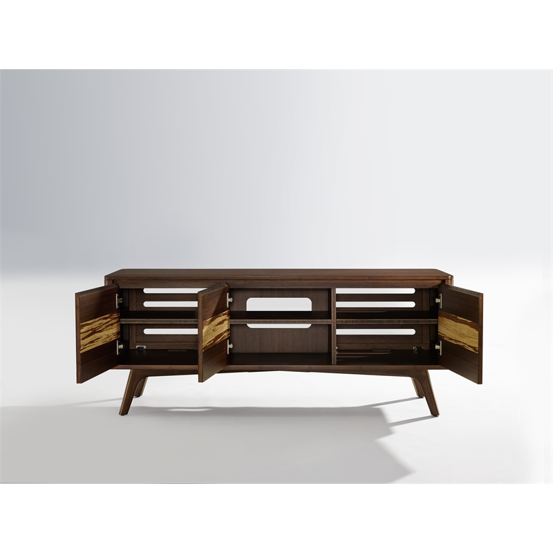 Bamax Sarah Media Cabinet in Burgundy