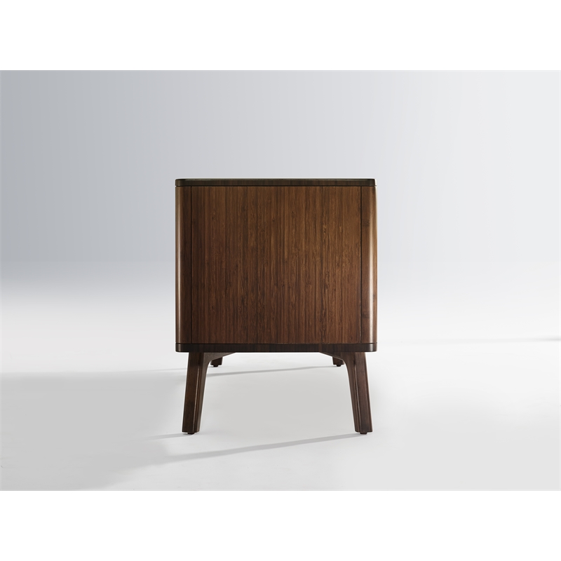 Bamax Sarah Media Cabinet in Burgundy