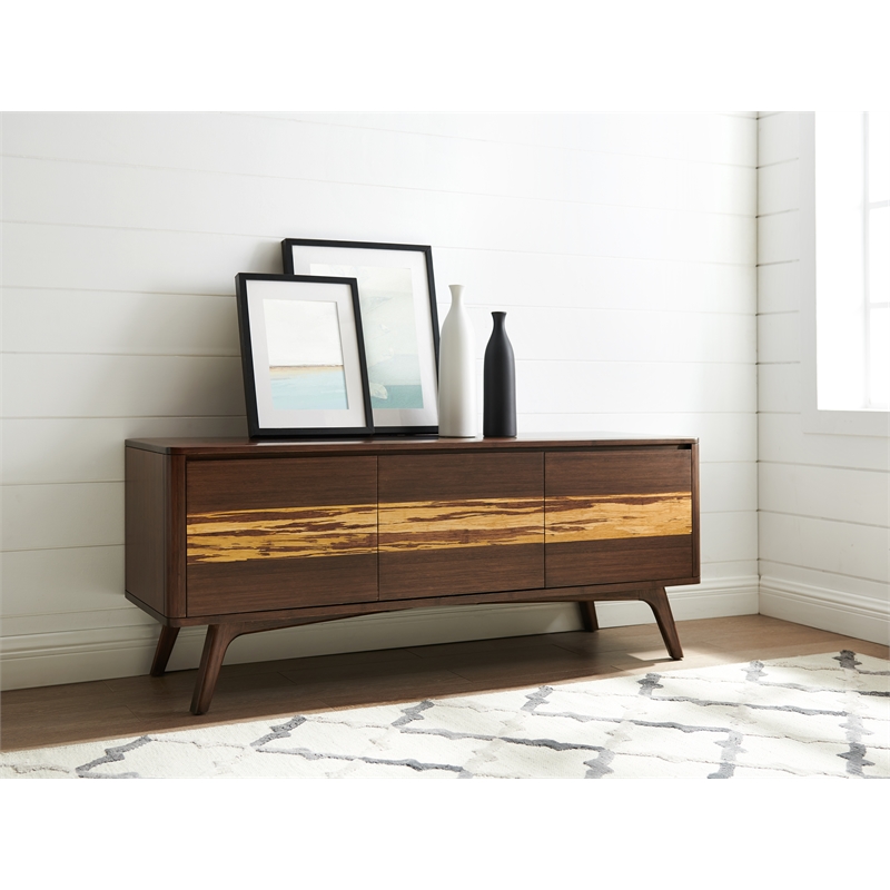 Bamax Sarah Media Cabinet in Burgundy