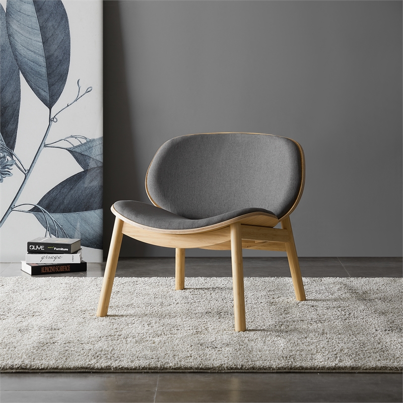 Bamax Anna Lounge Chair in Sand-Grey