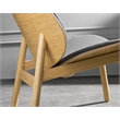 Bamax Anna Lounge Chair in Sand-Grey