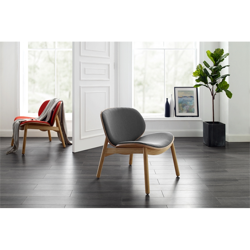 Bamax Anna Lounge Chair in Sand-Grey