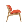 Bamax Anna Lounge Chair in Sand-Red
