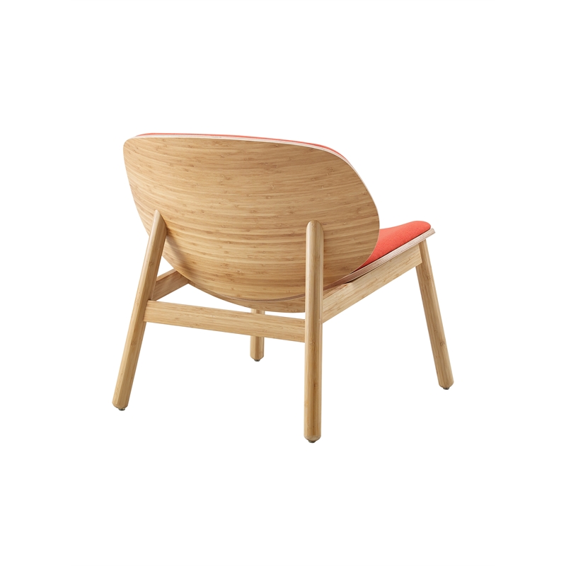 Bamax Anna Lounge Chair in Sand-Red