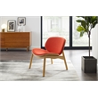 Bamax Anna Lounge Chair in Sand-Red
