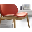 Bamax Anna Lounge Chair in Sand-Red