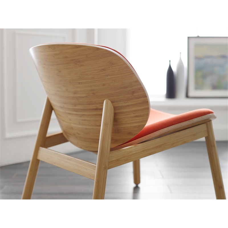 Bamax Anna Lounge Chair in Sand-Red