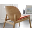 Bamax Anna Lounge Chair in Sand-Red
