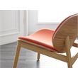 Bamax Anna Lounge Chair in Sand-Red