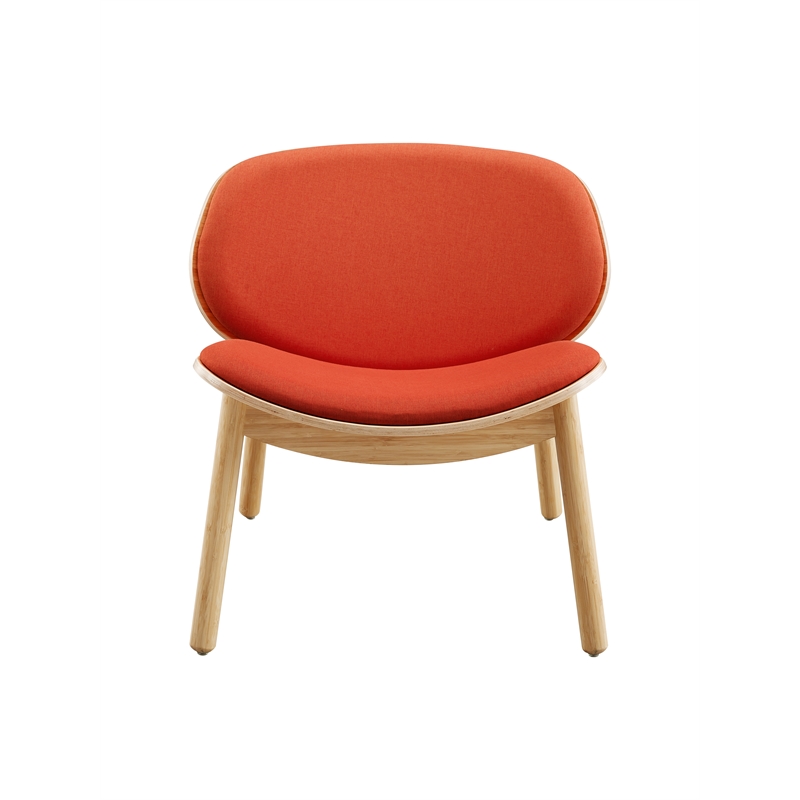 Bamax Anna Lounge Chair in Sand-Red