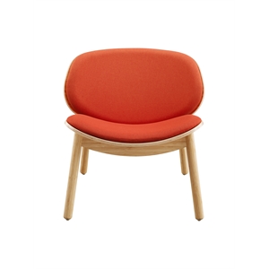 Bamax Anna Lounge Chair in Sand-Red