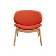 Bamax Anna Lounge Chair in Sand-Red