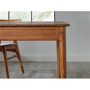 Bamax Oslo 110&quot Double-Leaves Extension Dining Table in Copper