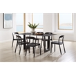 Bamax Layla Dining Table in Charcoal