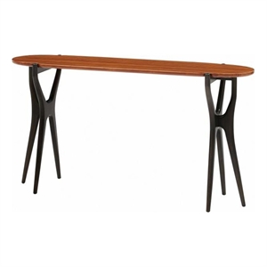 Bamax Trinity Console table in Copper and Charcoal