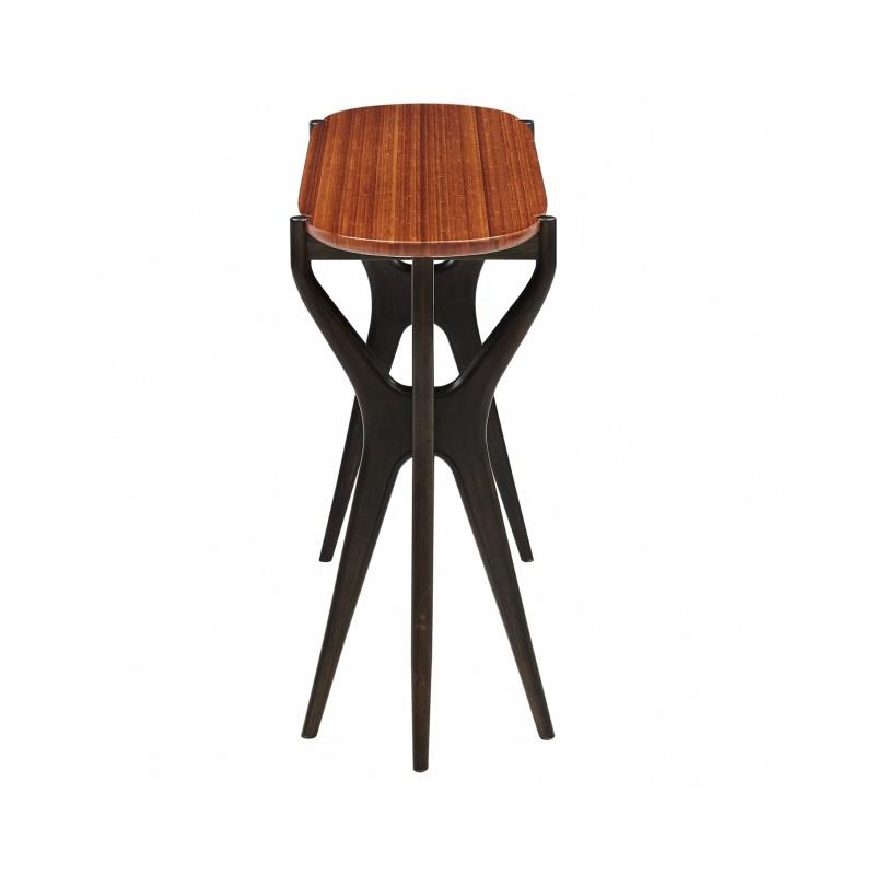 Bamax Trinity Console table in Copper and Charcoal