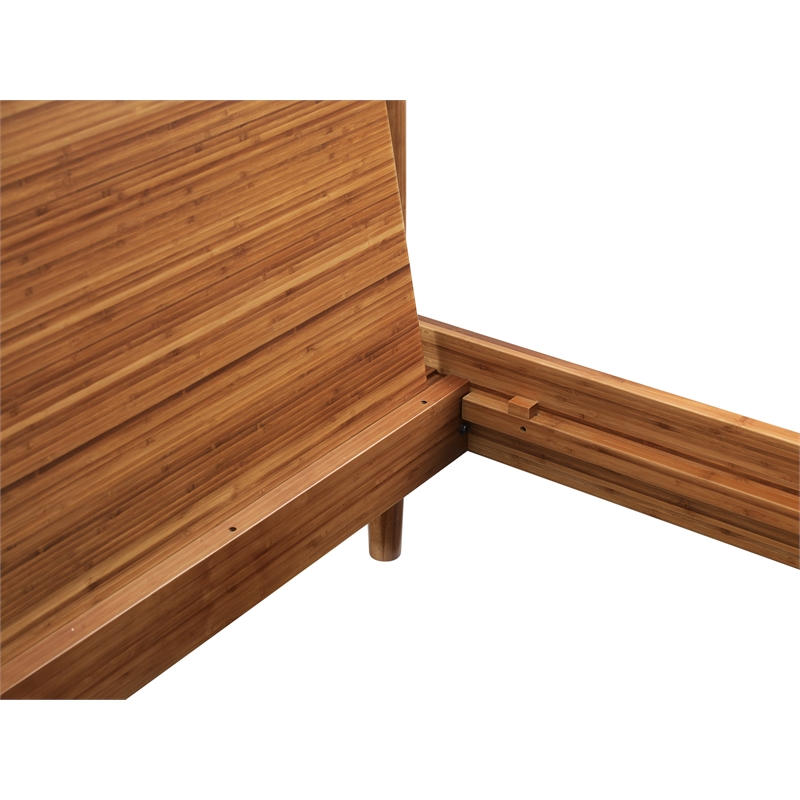 Bamax Hatley King Platform Bed in Copper
