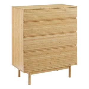 Bamax Hatley 4 Drawer High Chest in Sand