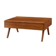 Bamax Pella Lift Top Coffee Table in Copper