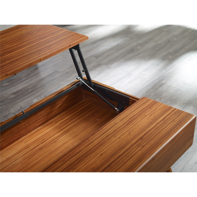 Bamax Pella Lift Top Coffee Table in Copper
