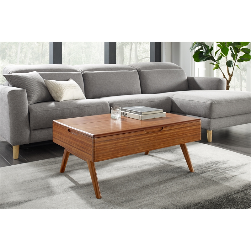 Bamax Pella Lift Top Coffee Table in Copper