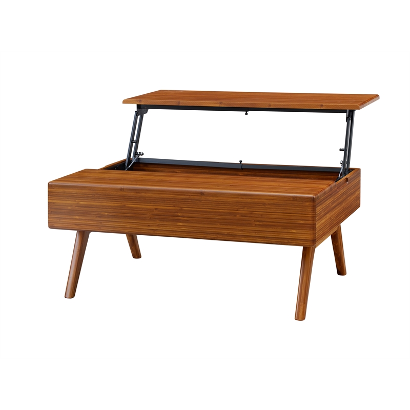 Bamax Pella Lift Top Coffee Table in Copper