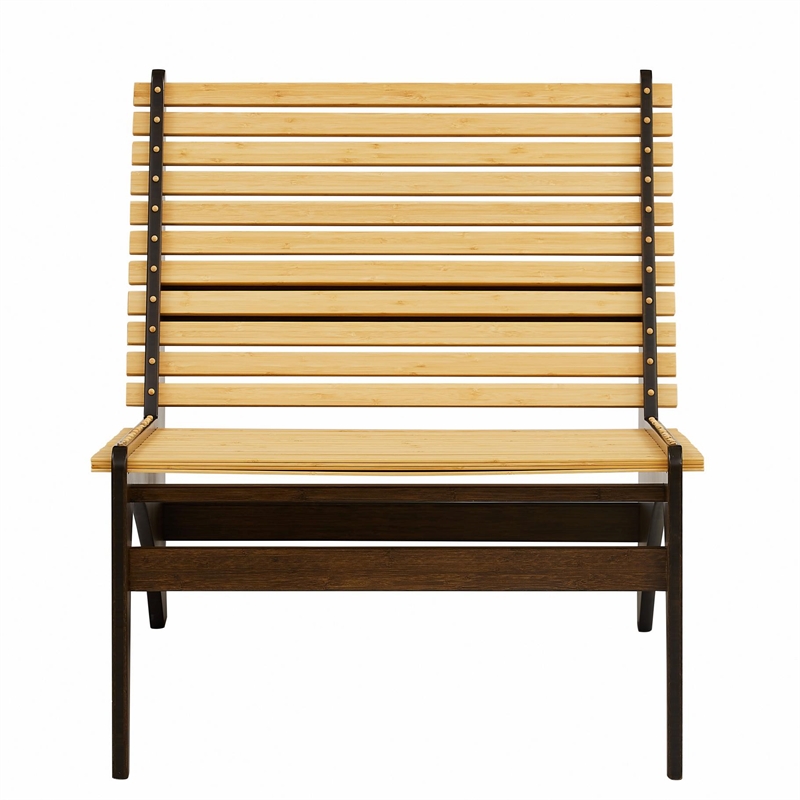 Bamax Axol Lounge Chair in Coffee and Sand