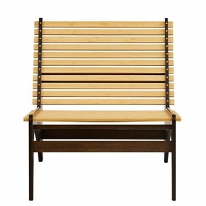 Bamax Axol Lounge Chair in Coffee and Sand